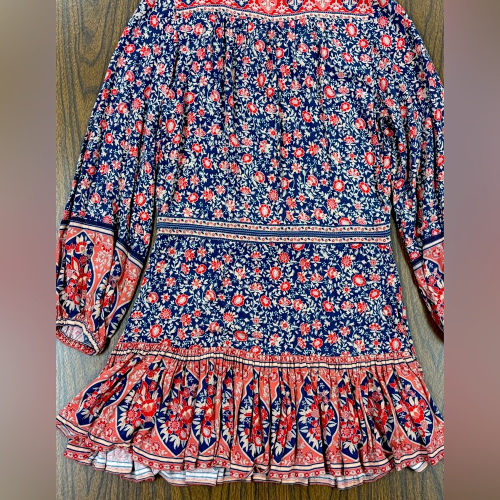 Spell & The Gypsy Collective Jasmine Long Sleeve Playdress in Navy - Picture 10 of 13